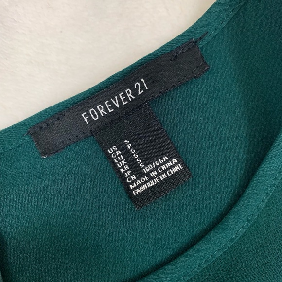 Forever 21 Womens Dark Green Romper with Pockets, Size Small - Picture 6 of 8